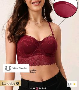 Padded Underwired Full Coverage Lace Bra
