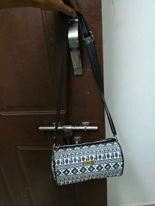 Black And White Sling Bag