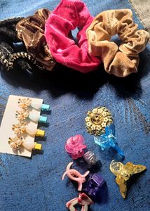 Hair Accessories Combo 🎀🌷