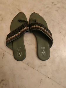 Green Flats &amp; Sandals