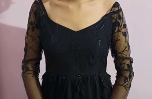 black dress