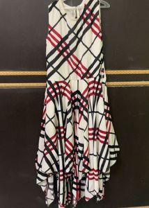 Patterned Sleeveless Dress
