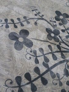 Vintage Floral Print Fabric