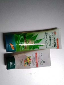 Himalaya Neem ,Biotique Fruit Brightening FaceWash