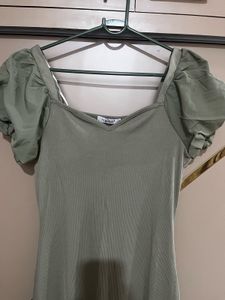 Sage Green Bodycon Dress