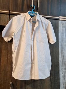 White Button-Down Shirt for Boys