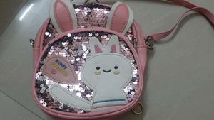 ✨ Reversible Sequin Bunny Sling Bag ✨