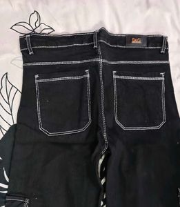 Unused/ Untouched , Six Pocket , Black Jeans ,Wide