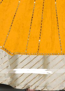 Wonderful Golden Yellow Gown For Girls