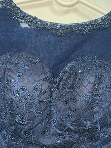 Navy Blue Party Dress