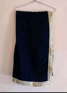 Velvet Fully Stitched Lehenga Choli With Dupatta