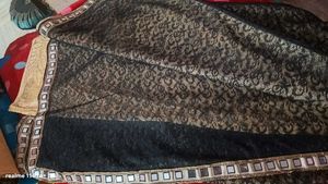 Elegant Black &amp; Gold Saree