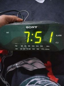 Sony Fm And Alarm Clock