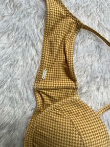 Padded Gathered Bikini Top