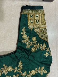 Taj Mahal zari work blouse