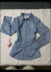 Striped Fitted Women Shirt