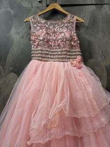 Pink Layered Party Dress