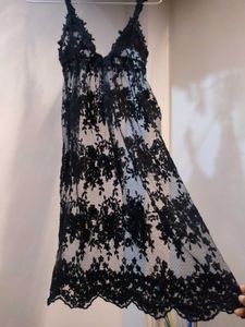 sheer babydoll dress