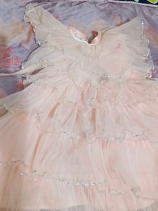 Pink Ruffle Tulle Dress