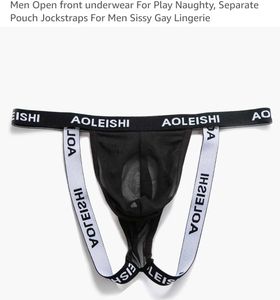 Men's Open Front Jockstrap