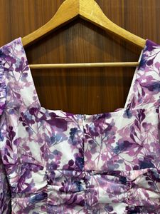 Floral Print Mini Dress