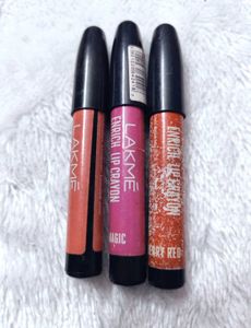 Lakme Enrich Lip Crayons set of 3