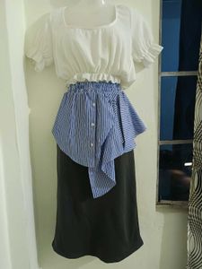 Checked Skirt
