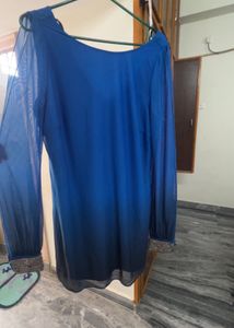 Designer Blue Dress