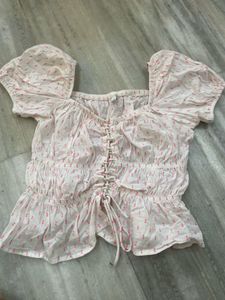 Floral Print Crop Top