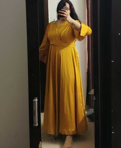 Cocktail Mustard Gown