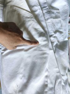 White Denim Oversized Shirt