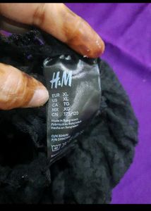 H&amp;M Black Lace Thong