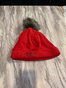 Regatta Fleece Beanie Hat - Red Very Warm