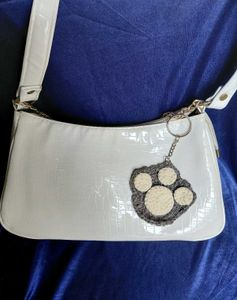 Cat paw bag charm and keychain
