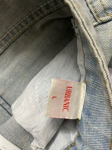 Light Wash Straight Leg Jeans