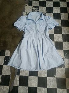 Mini Blue Dress Medium Size