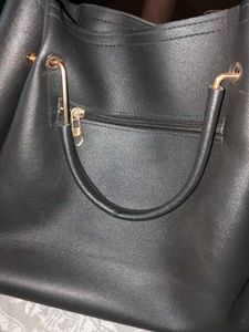 Black Side Bag For College And Office