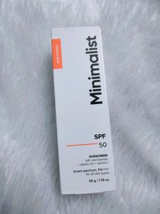 Minimalist Sunscreen SPF 50 PA++++