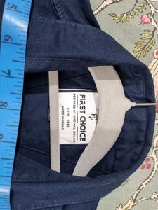 Navy Blue Casual Shirt