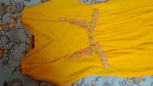 Elegant Yellow Kurta for haldi