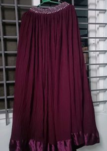 wine Elegant Lehenga Choli