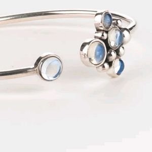 Shaya silver Gemstone Cuff Bracelet
