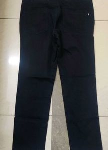 Black Straight Denim (custom stitched pure cot