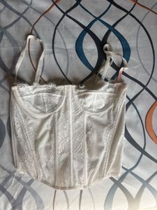 White Lace Bustier