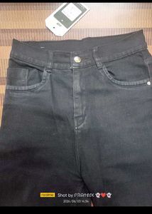 Dark Black Denim Jeans