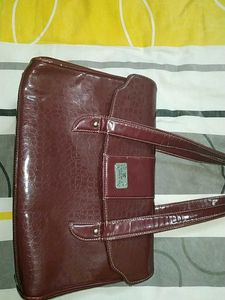 Burgundy Handbag