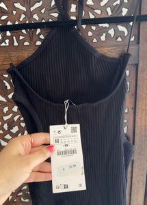 Zara Limited Edition Cutout Cotton Dress From NYC