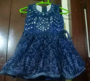 Cute Blue Party Dress