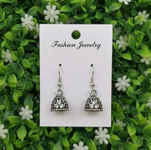 Silver Jhumka Earrings