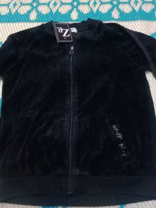 Stylish Black Velvet Jacket